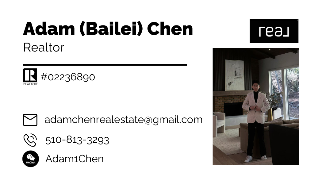 Adam (Bailei) Chen business card