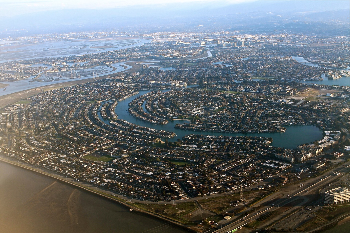Silicon Valley employment center and residential context